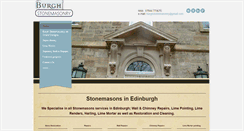 Desktop Screenshot of burghstonemasonry.com