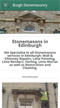 Mobile Screenshot of burghstonemasonry.com